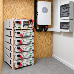 Набор аккумуляторов LiFePO4 High Voltage 20,48кВт·ч (4×5,12кВт·ч) с BMS и монтажной рамой — 4